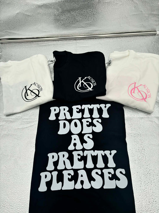 White&Black Cropped Tee