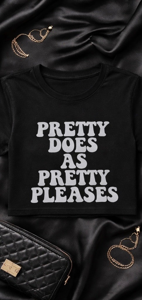 Black&White Cropped Tee