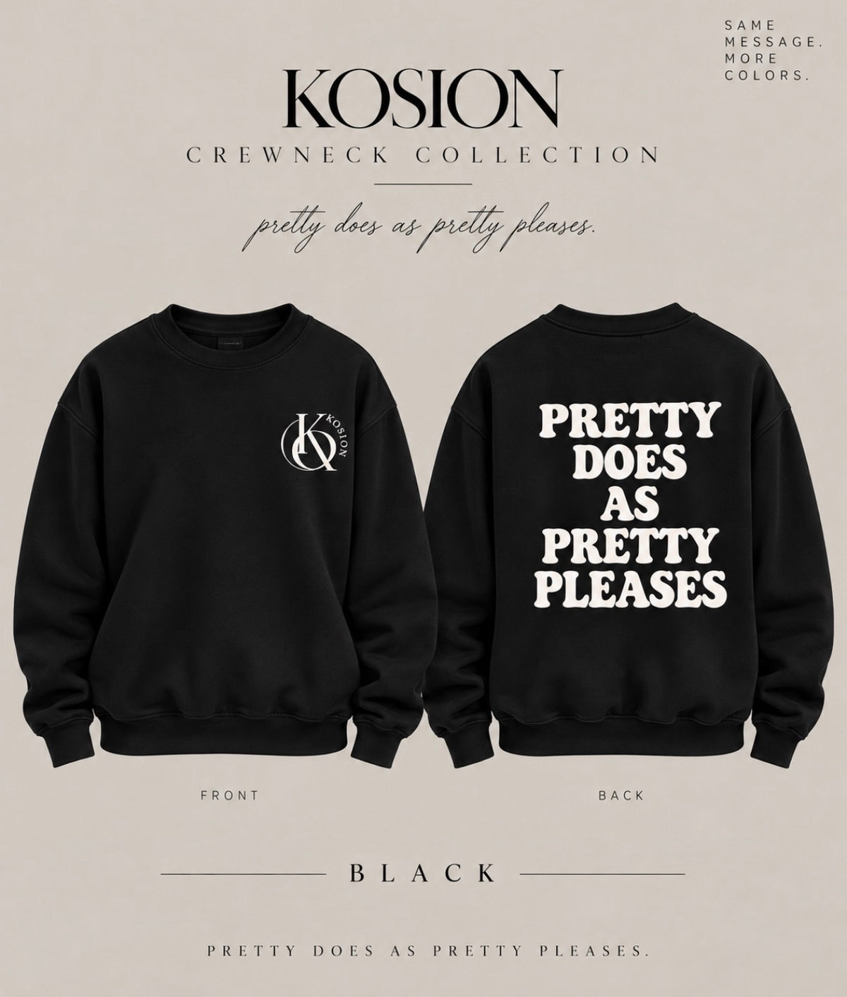 Black Crewneck