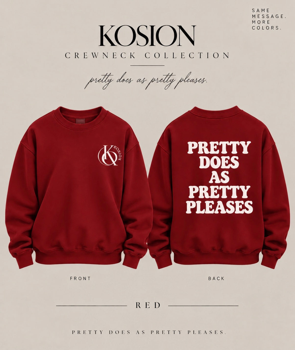 Red Crewneck