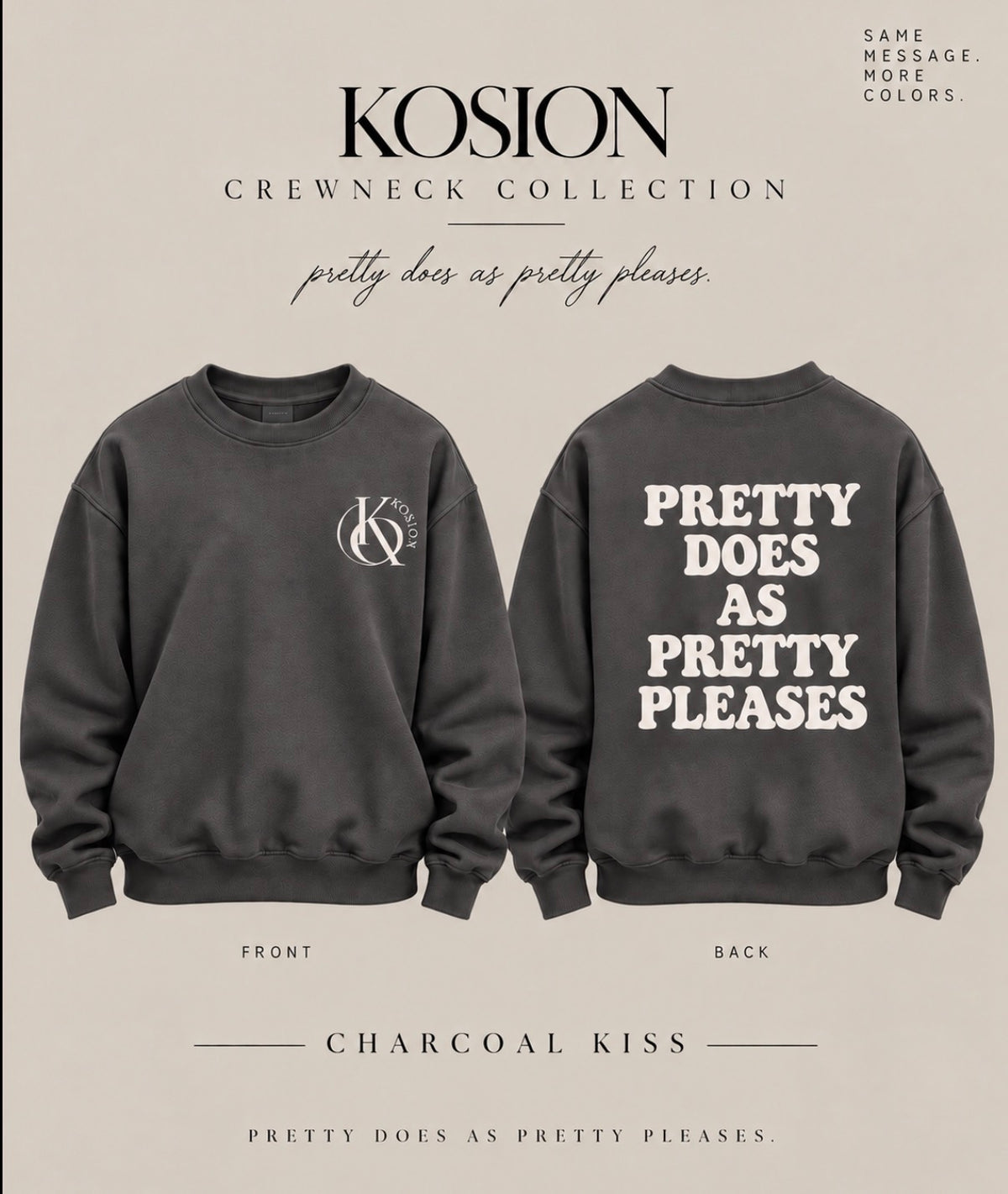 Charcoal Crewneck