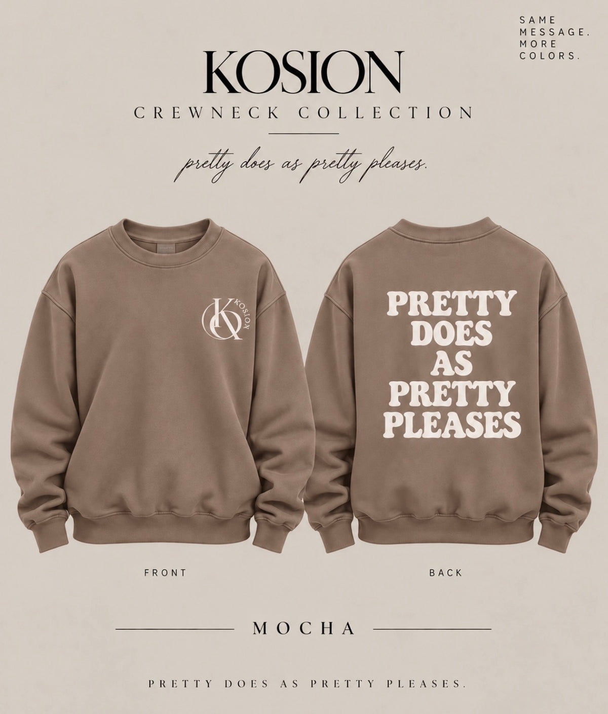 Mocha Crewneck