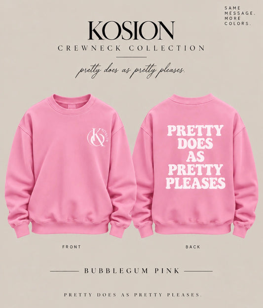 Bubblegum Pink Crewneck