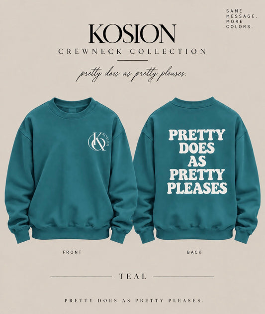 Teal Crewneck