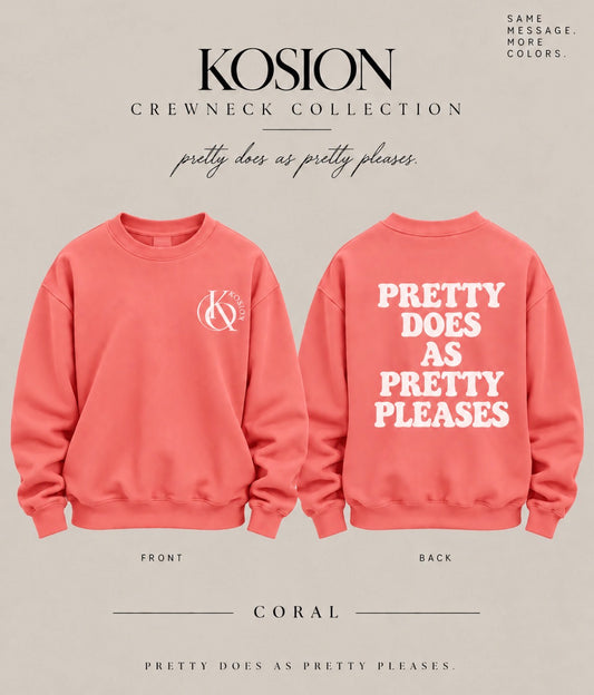 Coral Crewneck