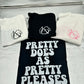 Black&White Cropped Tee